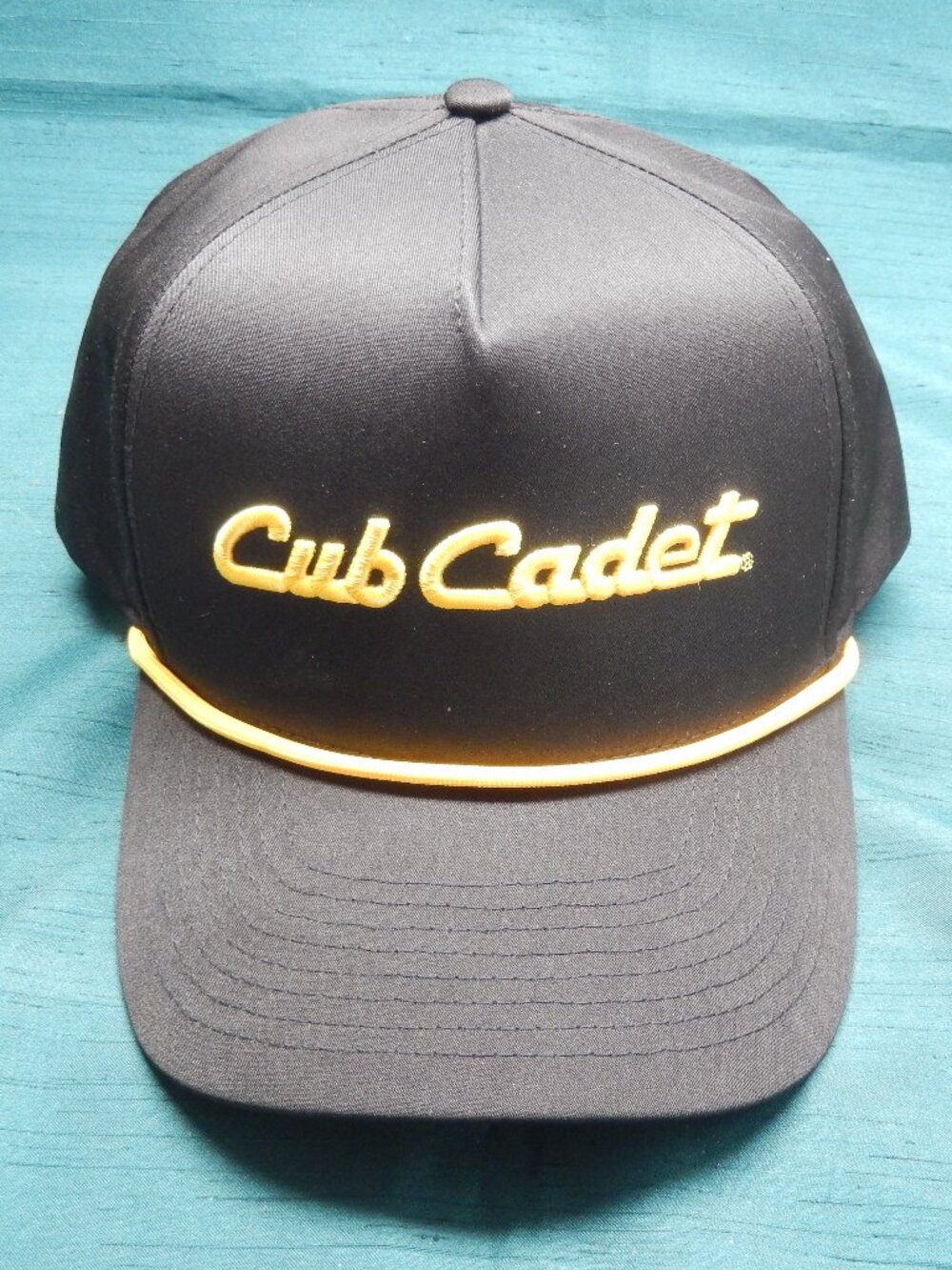 Cub Cadet Hat Cap Strap Back Black Lawn Mower Tractor Outdoors Adjustable Mens